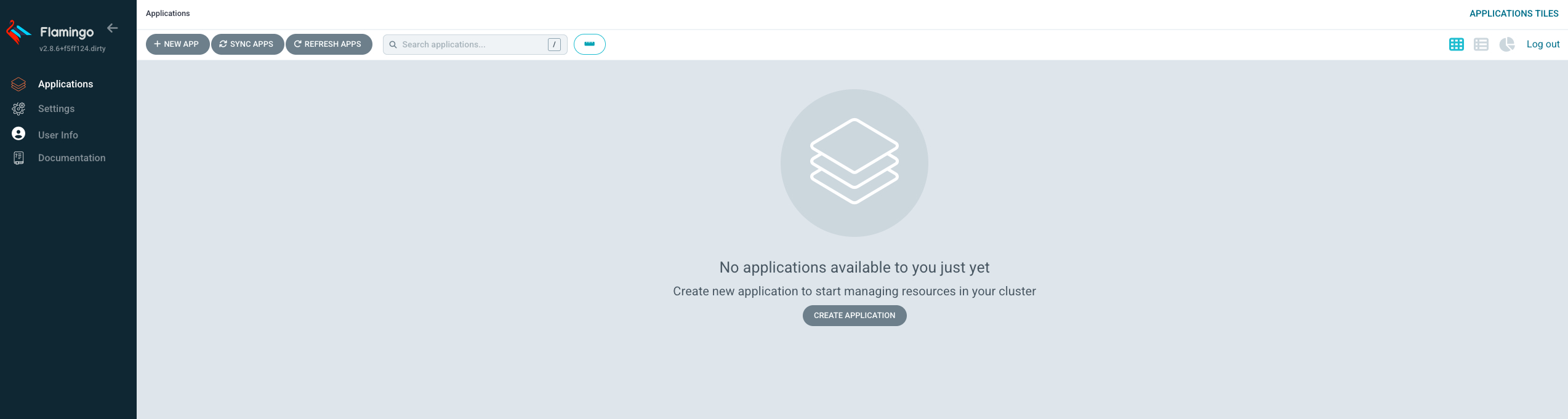 Interface de Flamingo