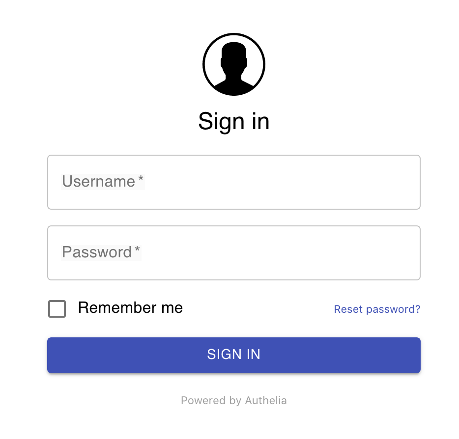 Authelia authentification