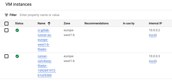 Runners autoscaler with Google Cloud