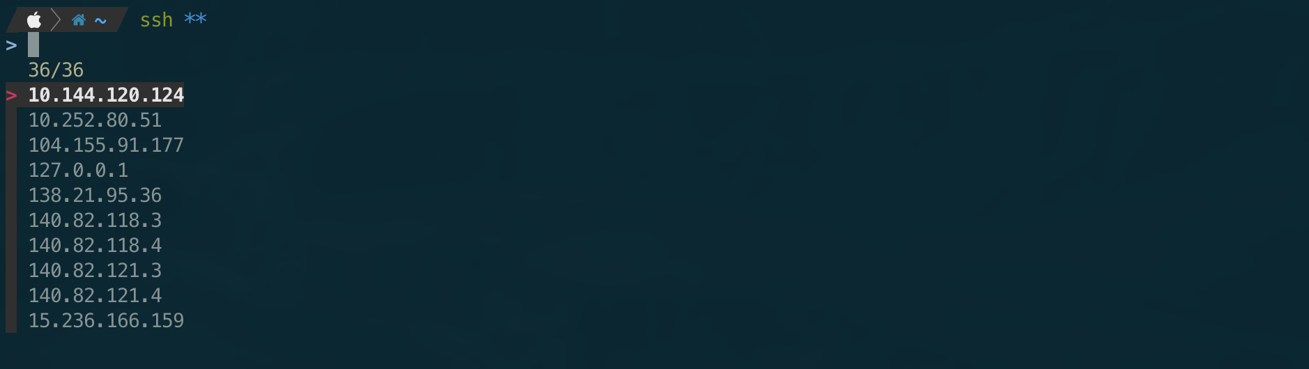 fzf with SSH