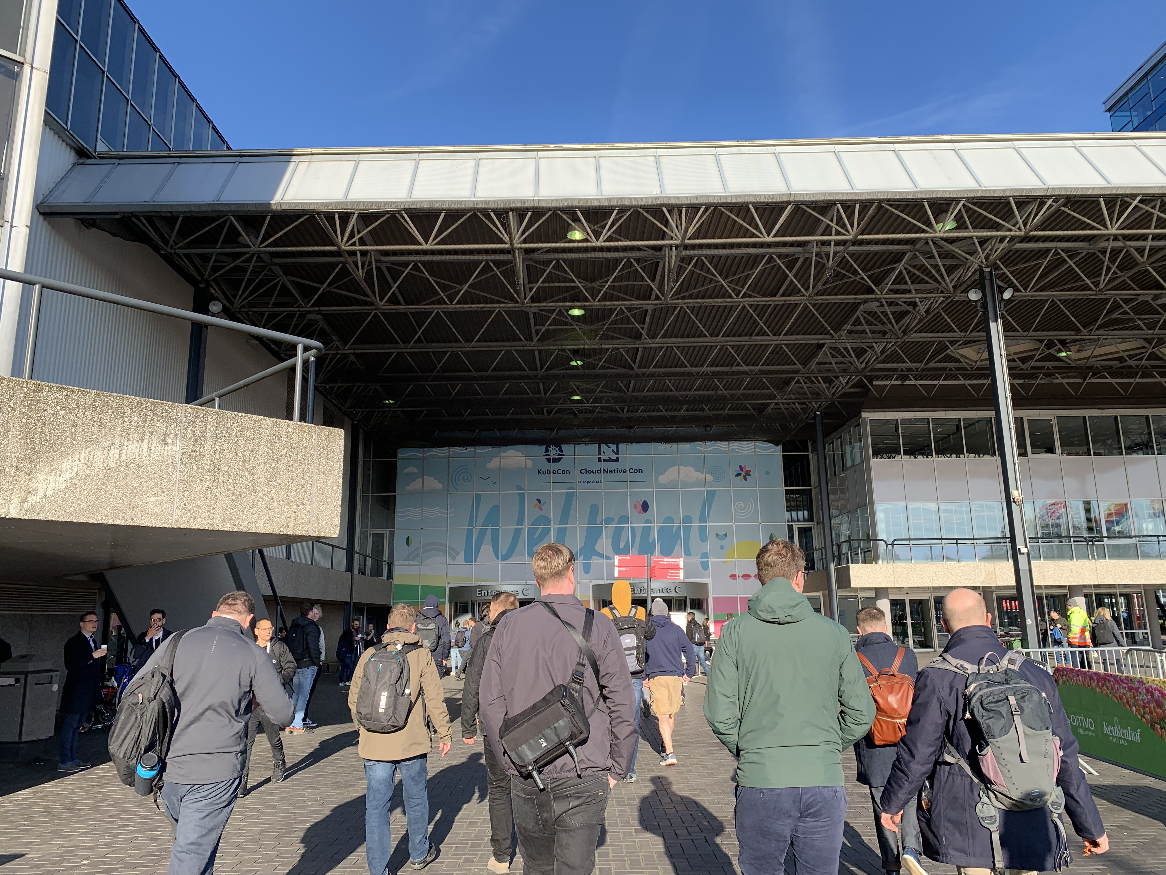 KubeCon 2023 entrance